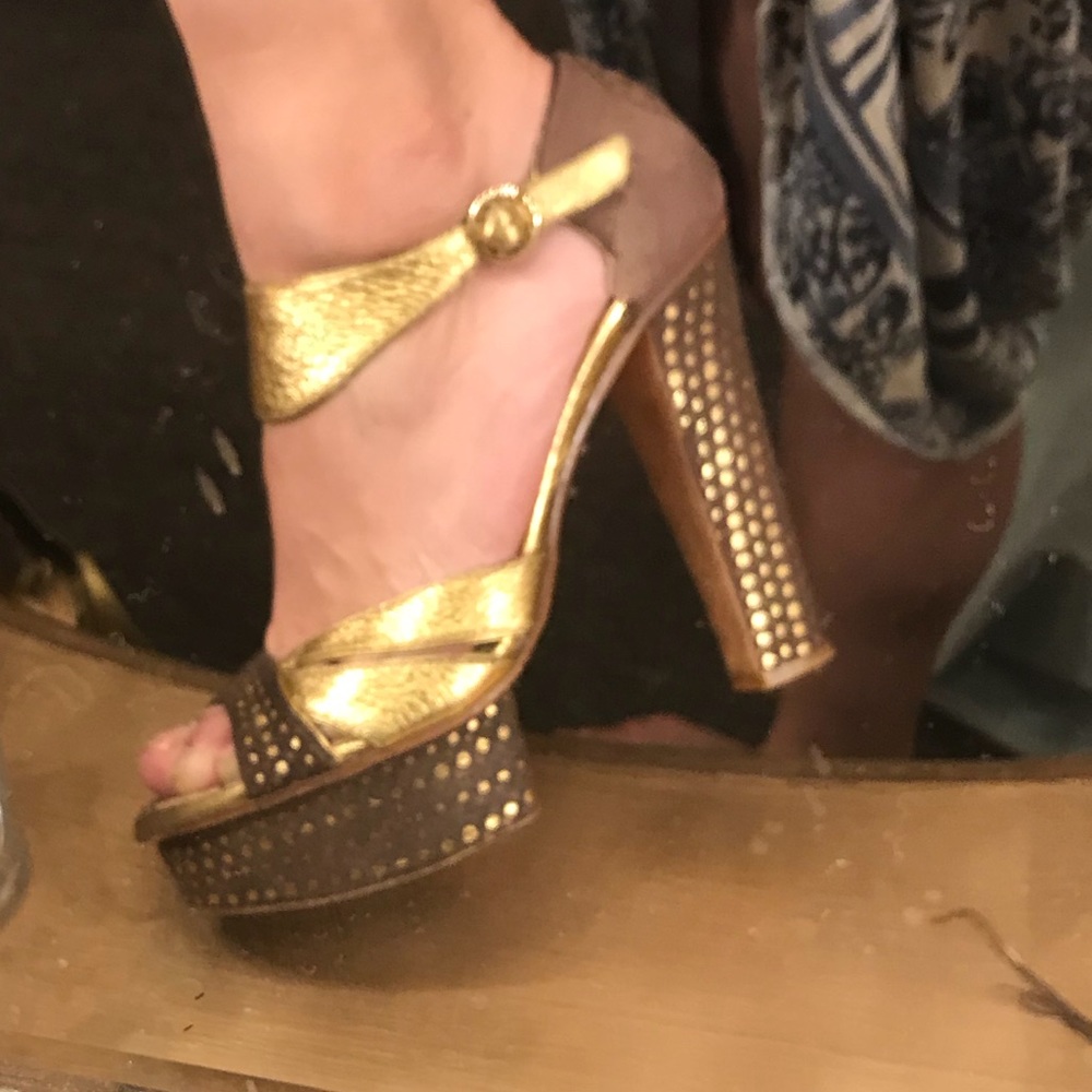 Roberto cavalli platform sandals